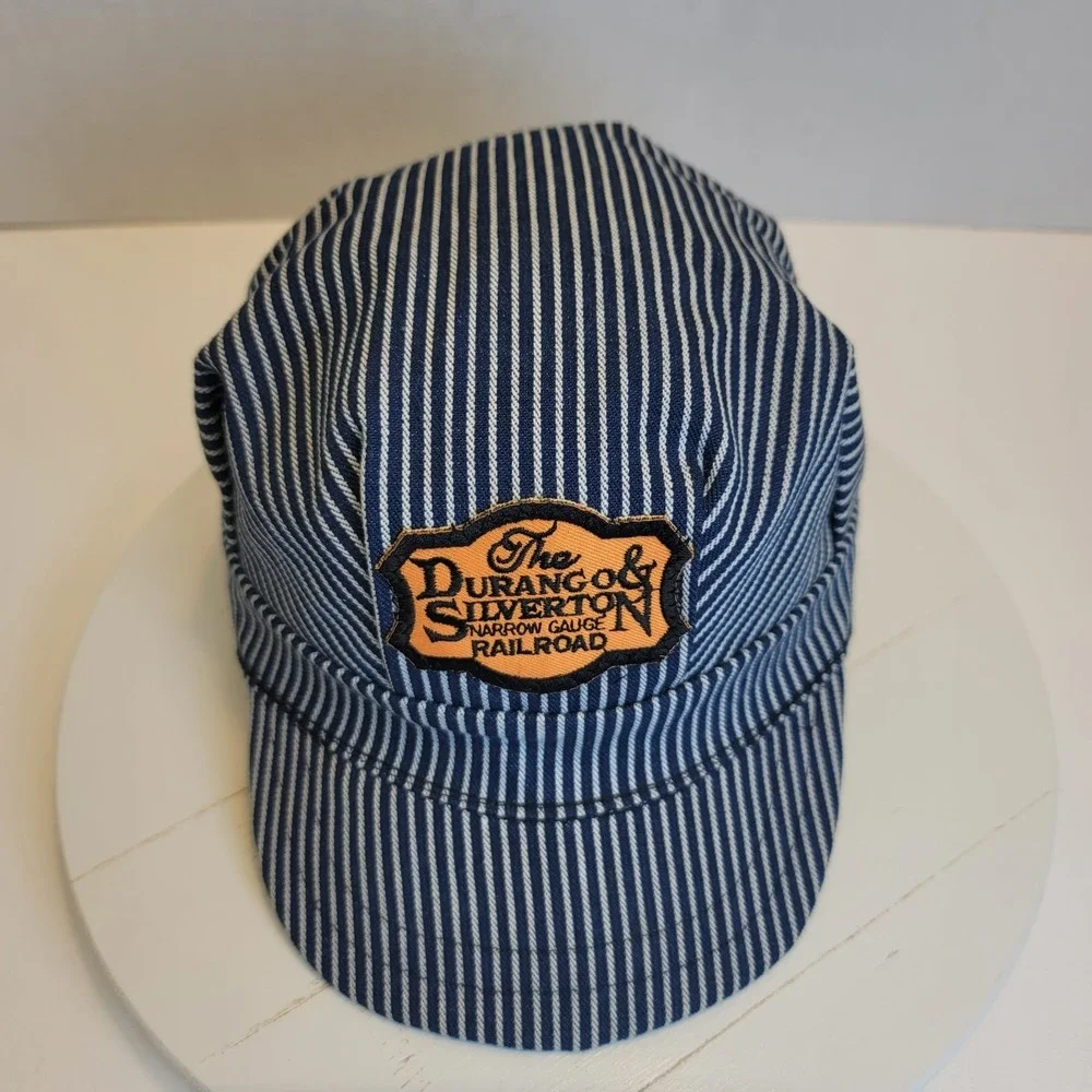 Vintage Durango & Silverton Narrow Gauge Railroad Kids Train Hat Size Medium